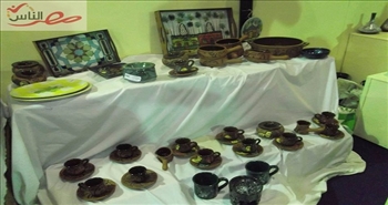 التراث السيناوي من  الأوانى الفخارية ذات الصناعة اليدوية بمعرض  ديارنا المقام بأرض المعارض "مدينة نصر"